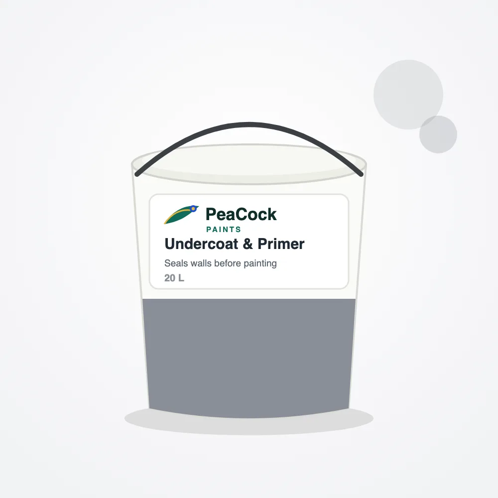 PeaCock Undercoat and Primer, 20 L